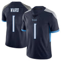 Choea T.Titans #1 Cameron Ward Player Navy Limited Vapor Untouchable Home Game Stitched Jerseys