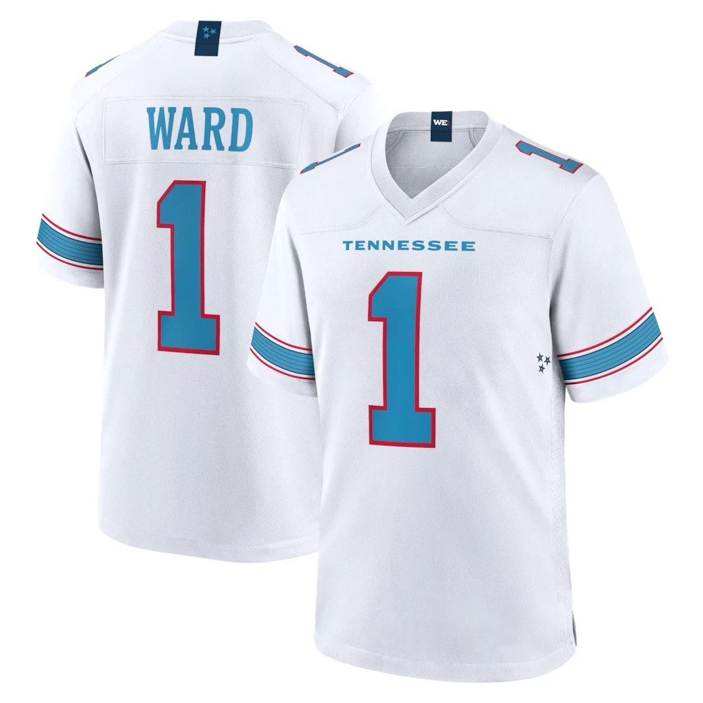 Choea T.Titans #1 Cameron Ward Player White 2026 Game Home Stitched Jerseys