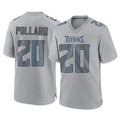 Choea T.Titans #20 Tony Pollard Player Gray Atmosphere Fashion Home Game Stitched Jerseys