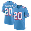Choea T.Titans #20 Tony Pollard Player Light Blue 2026 Game Home Stitched Jerseys