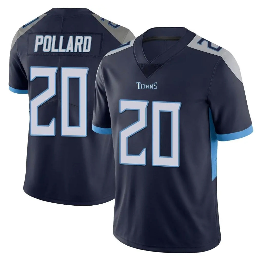 Choea T.Titans #20 Tony Pollard Player Navy Limited Vapor Untouchable Home Game Stitched Jerseys