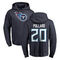 Choea T.Titans #20 Tony Pollard Player Navy Logo Pullover Hoodies Home Game Stitched Jerseys