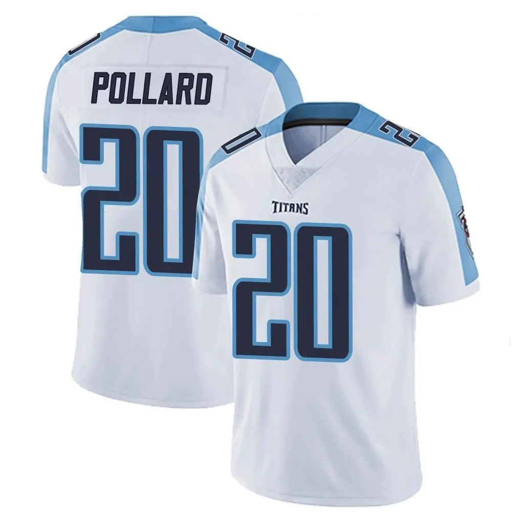 Choea T.Titans #20 Tony Pollard Player White Limited Vapor Untouchable Home Game Stitched Jerseys