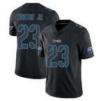 Choea T.Titans #23 Kevin Winston Jr. Player Black Impact Limited Home Game Stitched Jerseys