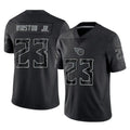 Choea T.Titans #23 Kevin Winston Jr. Player Black Limited Reflective Home Game Stitched Jerseys
