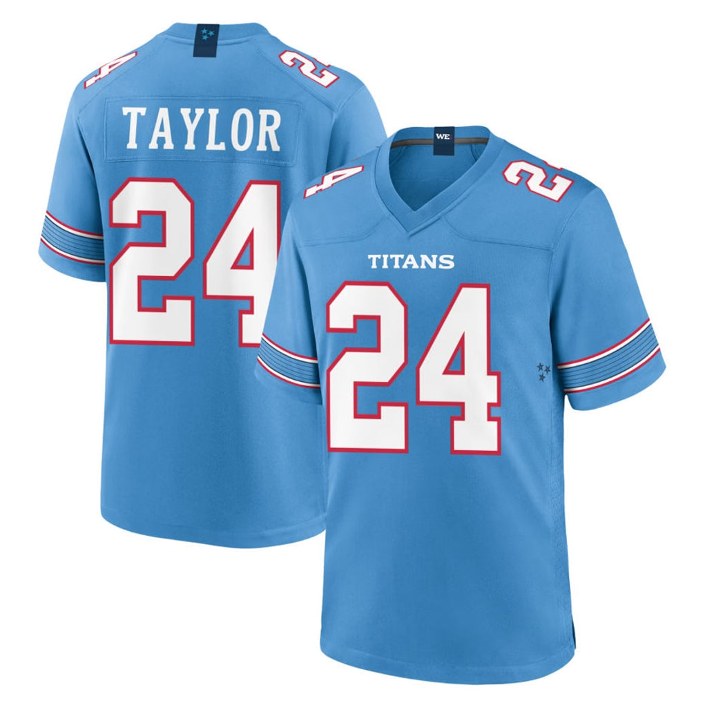 Choea T.Titans #24 Alontae Taylor Player Light Blue 2026 Game Home Stitched Jerseys