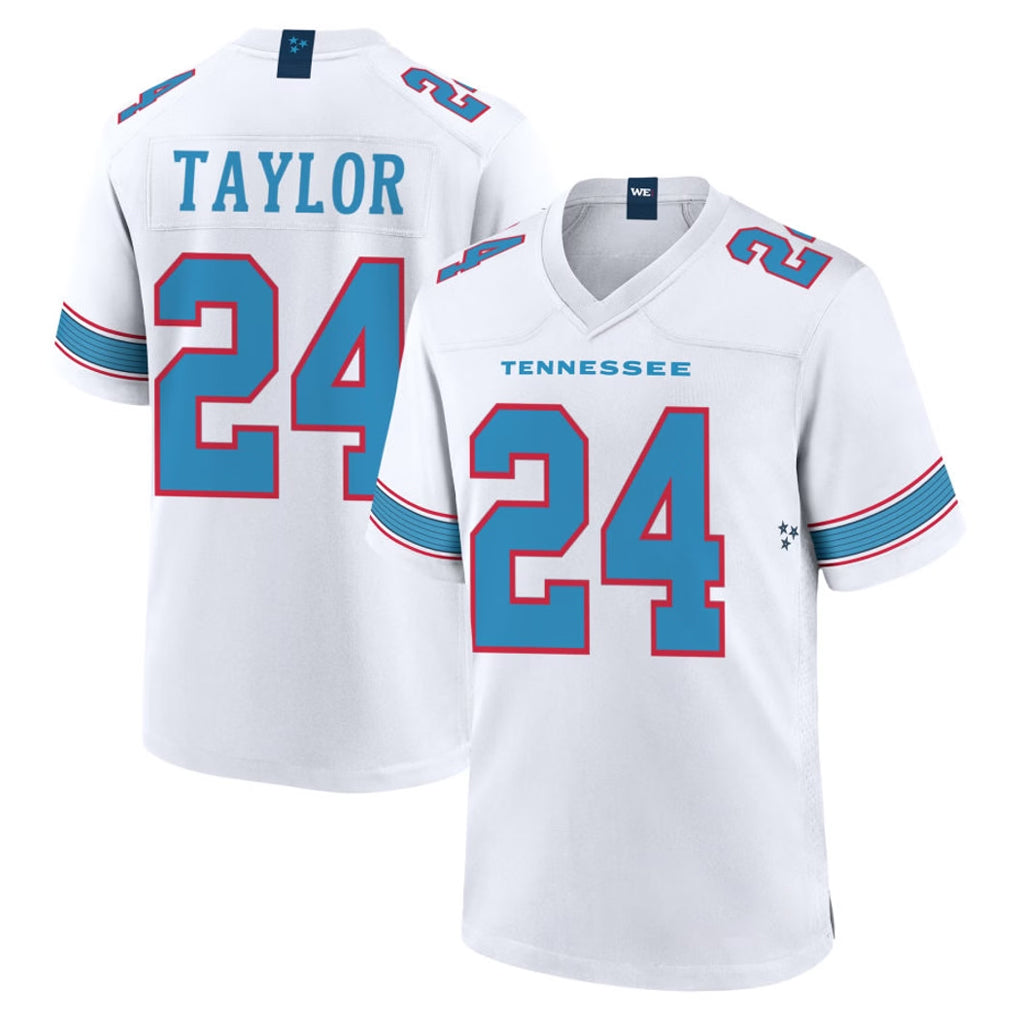 Choea T.Titans #24 Alontae Taylor Player White 2026 Game Home Stitched Jerseys