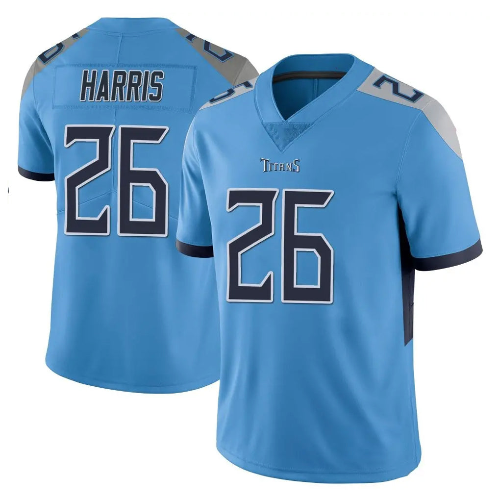 Choea T.Titans #26 Marcus Harris Player Light Blue Limited Vapor Untouchable Home Game Stitched Jerseys