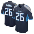 Choea T.Titans #26 Marcus Harris Player Navy Home Game Stitched Jerseys