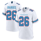 Choea T.Titans #26 Marcus Harris Player White 2026 Game Home Stitched Jerseys