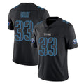 Choea T.Titans #33 Cedric Gray Player Black Impact Limited Home Game Stitched Jerseys