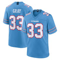 Choea T.Titans #33 Cedric Gray Player Light Blue 2026 Game Home Stitched Jerseys