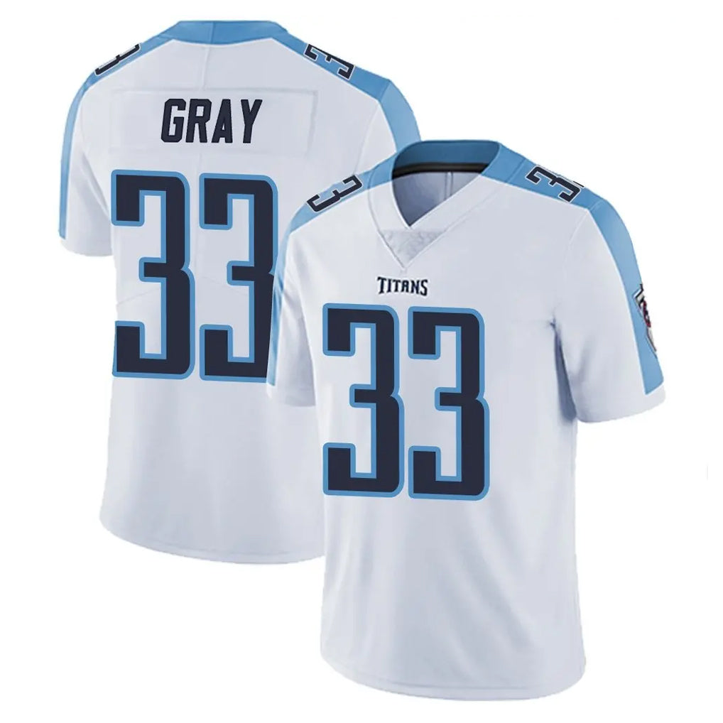 Choea T.Titans #33 Cedric Gray Player White Limited Vapor Untouchable Home Game Stitched Jerseys