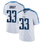 Choea T.Titans #33 Cedric Gray Player White Limited Vapor Untouchable Home Game Stitched Jerseys