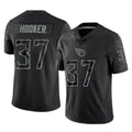 Choea T.Titans #37 Amani Hooker Player Black Limited Reflective Home Game Stitched Jerseys