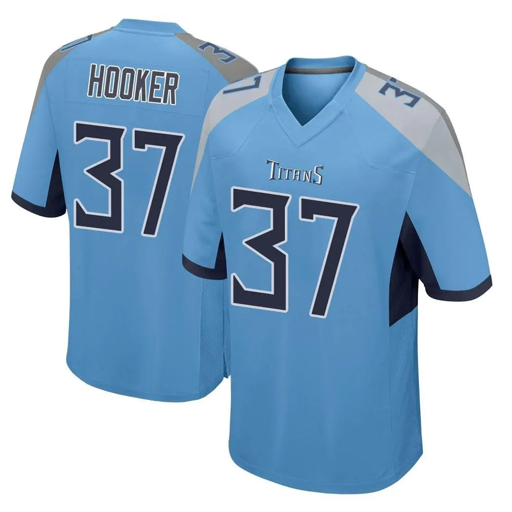 Choea T.Titans #37 Amani Hooker Player Light Blue Home Game Stitched Jerseys