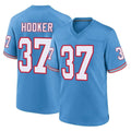 Choea T.Titans #37 Amani Hooker Player Light Blue Oilers Throwback Home Game Stitched Jerseys