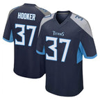 Choea T.Titans #37 Amani Hooker Player Navy Home Game Stitched Jerseys