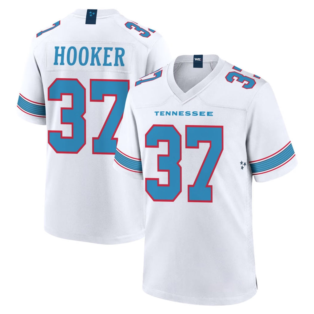 Choea T.Titans #37 Amani Hooker Player White 2026 Game Home Stitched Jerseys