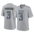 Choea T.Titans #3 Tommy Townsend Player Gray Atmosphere Fashion Home Game Stitched Jerseys