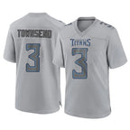 Choea T.Titans #3 Tommy Townsend Player Gray Atmosphere Fashion Home Game Stitched Jerseys
