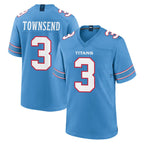 Choea T.Titans #3 Tommy Townsend Player Light Blue 2026 Game Home Stitched Jerseys