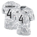 Choea T.Titans #4 Wan'Dale Robinson Player Arctic Camo Limited Salute to Service Home Game Stitched Jerseys