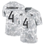 Choea T.Titans #4 Wan'Dale Robinson Player Arctic Camo Limited Salute to Service Home Game Stitched Jerseys