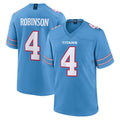 Choea T.Titans #4 Wan'Dale Robinson Player Light Blue 2026 Game Home Stitched Jerseys