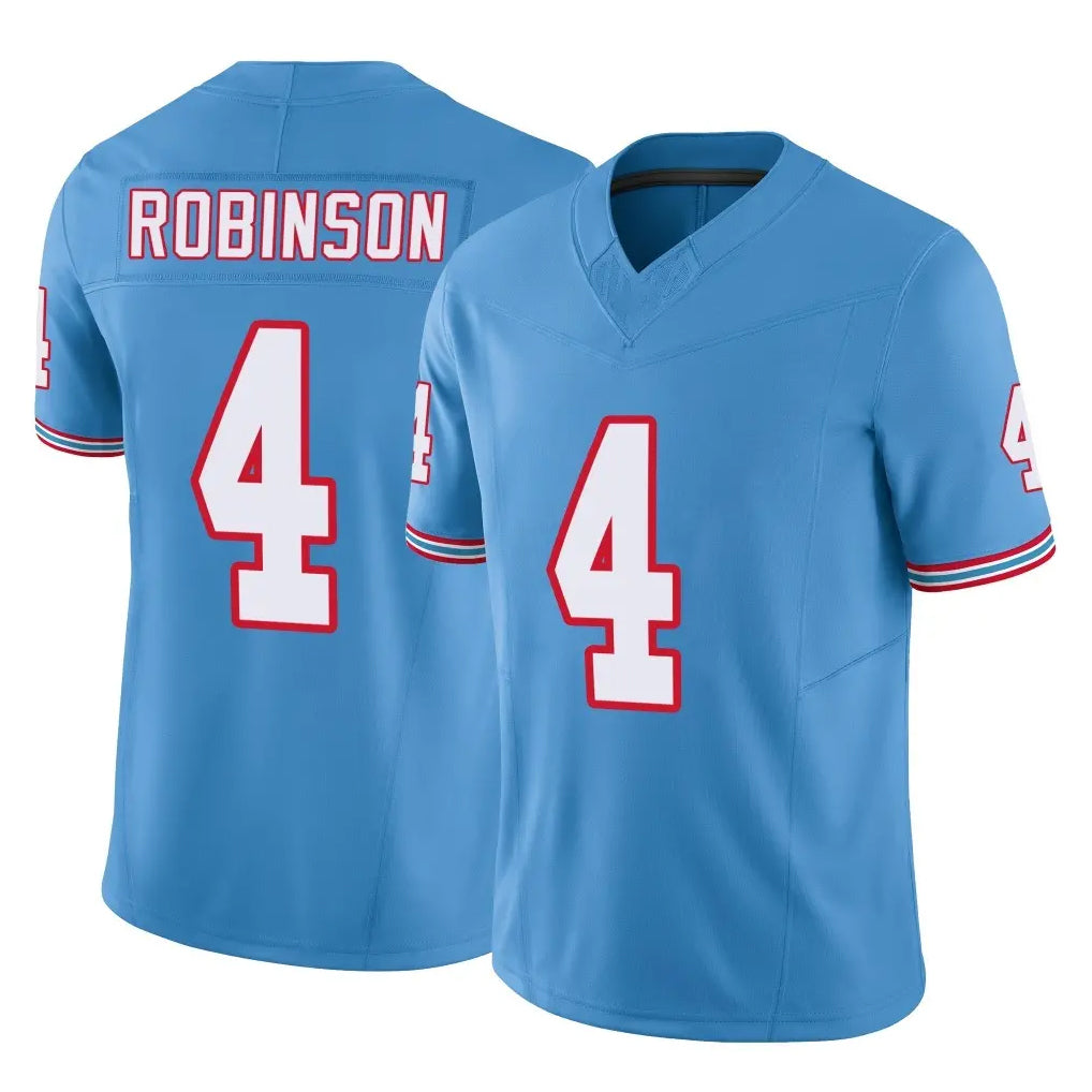 Choea T.Titans #4 Wan'Dale Robinson Player Light Blue Limited Vapor F.U.S.E. Home Game Stitched Jerseys