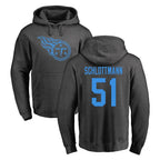 Choea T.Titans #51 Austin Schlottmann Player Ash One Color Pullover Hoodies Home Game Stitched Jerseys