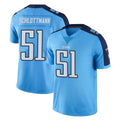 Choea T.Titans #51 Austin Schlottmann Player Light Blue Limited Color Rush Home Game Stitched Jerseys