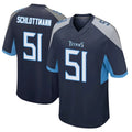 Choea T.Titans #51 Austin Schlottmann Player Navy Home Game Stitched Jerseys