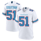 Choea T.Titans #51 Austin Schlottmann Player White 2026 Game Home Stitched Jerseys