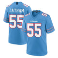 Choea T.Titans #55 JC Latham Player Light Blue 2026 Game Home Stitched Jerseys