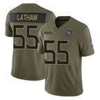 Choea T.Titans #55 JC Latham Player Olive Limited 2025 Salute to Service Home Game Stitched Jerseys