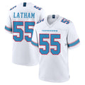 Choea T.Titans #55 JC Latham Player White 2026 Game Home Stitched Jerseys
