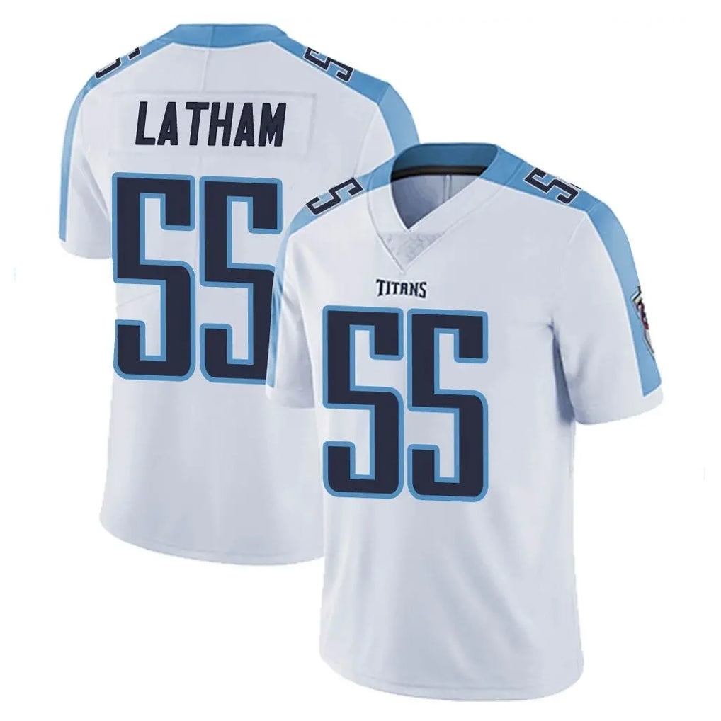 Choea T.Titans #55 JC Latham Player White Limited Vapor Untouchable Home Game Stitched Jerseys