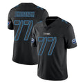 Choea T.Titans #77 Peter Skoronski Player Black Impact Limited Home Game Stitched Jerseys