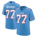 Choea T.Titans #77 Peter Skoronski Player Light Blue 2026 Game Home Stitched Jerseys