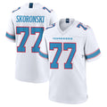 Choea T.Titans #77 Peter Skoronski Player White 2026 Game Home Stitched Jerseys
