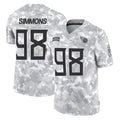 Choea T.Titans #98 Jeffery Simmons Player Arctic Camo Limited Salute to Service Home Game Stitched Jerseys