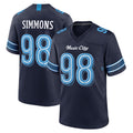 Choea T.Titans #98 Jeffery Simmons Player Navy 2026 Rivalries Collection Home Game Stitched Jerseys