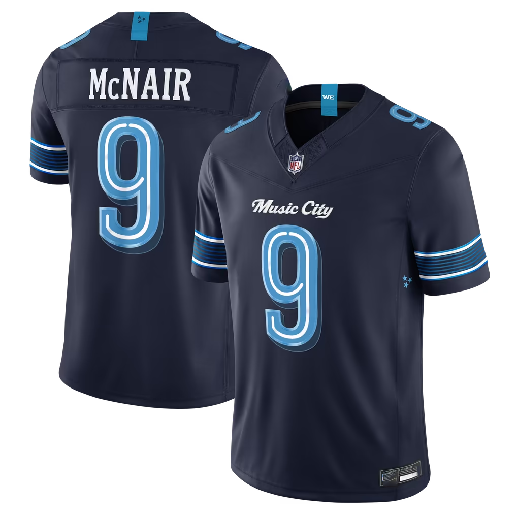Choea T.Titans #9 Steve McNair Navy 2026 Rivalries Collection Limited Stitched Jerseys