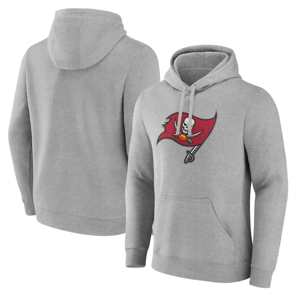 Choea TB.Buccaneers  Blank Player Gray Pullover Hoodie Home Game Stitched Jerseys
