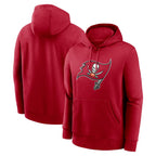 Choea TB.Buccaneers  Blank Player Red LOGO Pullover Hoodie Home Game Stitched Jerseys