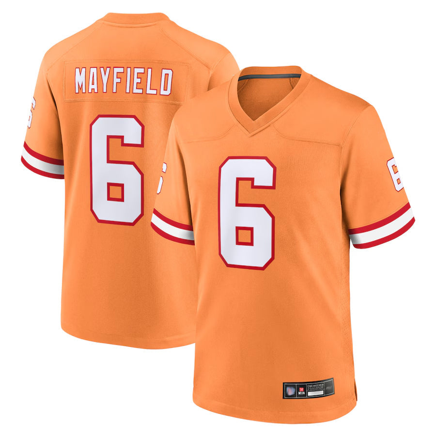 Choea TB.Buccaneers #6 Baker Mayfield Secondary Alternate Game Player Stitched Jerseys