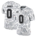 Choea TB.Buccaneers #0 Yaya Diaby Player Arctic Camo Limited Salute To Service Home Game Stitched Jerseys