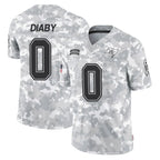 Choea TB.Buccaneers #0 Yaya Diaby Player Arctic Camo Limited Salute To Service Home Game Stitched Jerseys