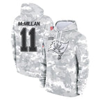 Choea TB.Buccaneers #11 Jalen McMillan Player Arctic Camo Limited Salute to Service Pullover Hoodies Game Stitched Jerseys